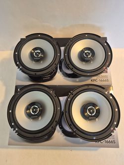 KENWOOD 2 PAIRS 6.5" 2 WAY 300 WATTS CAR SPEAKER
