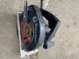 black & decker 7 1/4 circular saw