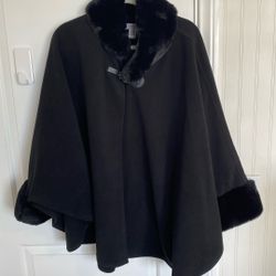 Warm Winter Ruana (like a cape) OS
