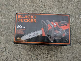BLACK+DECKER LCS1020 20V MAX Lithium Ion Chainsaw, 10"