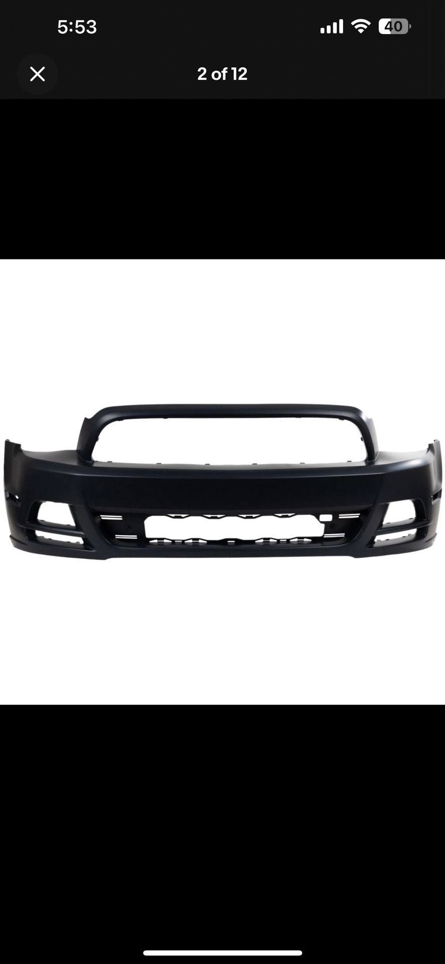 2013 - 14 Mustang Gt Front Bumper