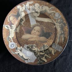 Vintage Raphael Angel Cherub Plates