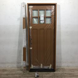 Steves & Sons Regency 32" x 80" Fiberglass Prehung Front Door