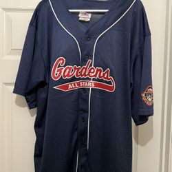 Baseball League Jersey Gardens All Stars Size XL just $5