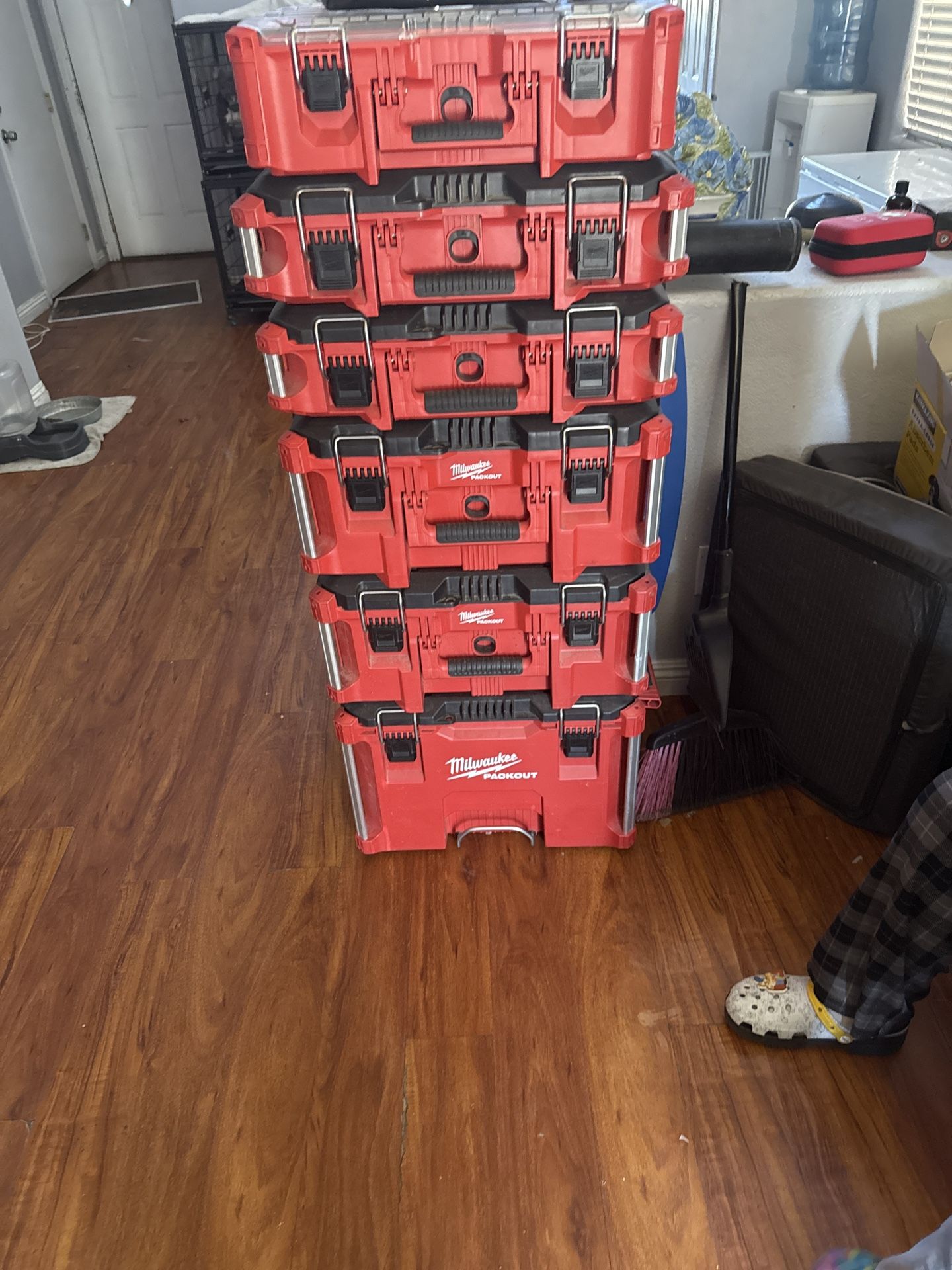 Milwaukee Pack Out Box Full Of Tools slightly used