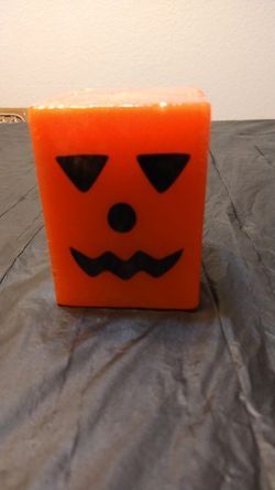 Halloween Decor- Halloween candle-Jack O Lantern Face