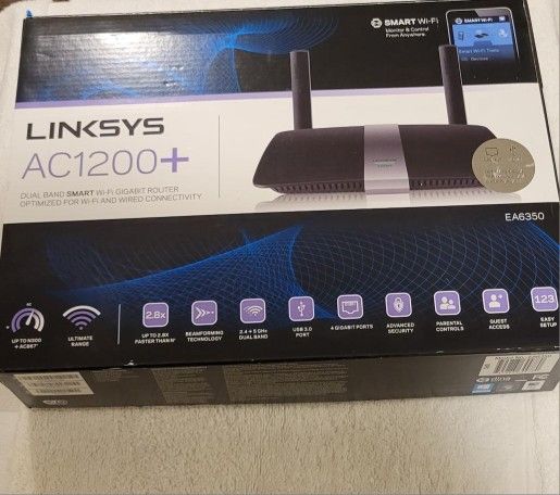 Linksys AC1200 Plus Dual Band Smart Wifi Router