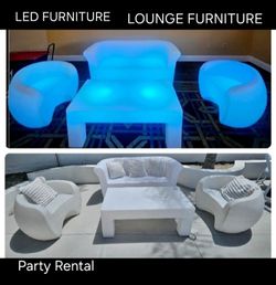 LED/ LOUNGE FURNITURE for Events