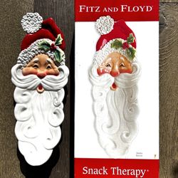 Fitz And Floyd Vintage Santa Snack Server 