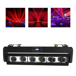 Pair of 6 Eyes Stage Moving Head Laser Bar Light DJ Stage Show DMX RED Spider Projector