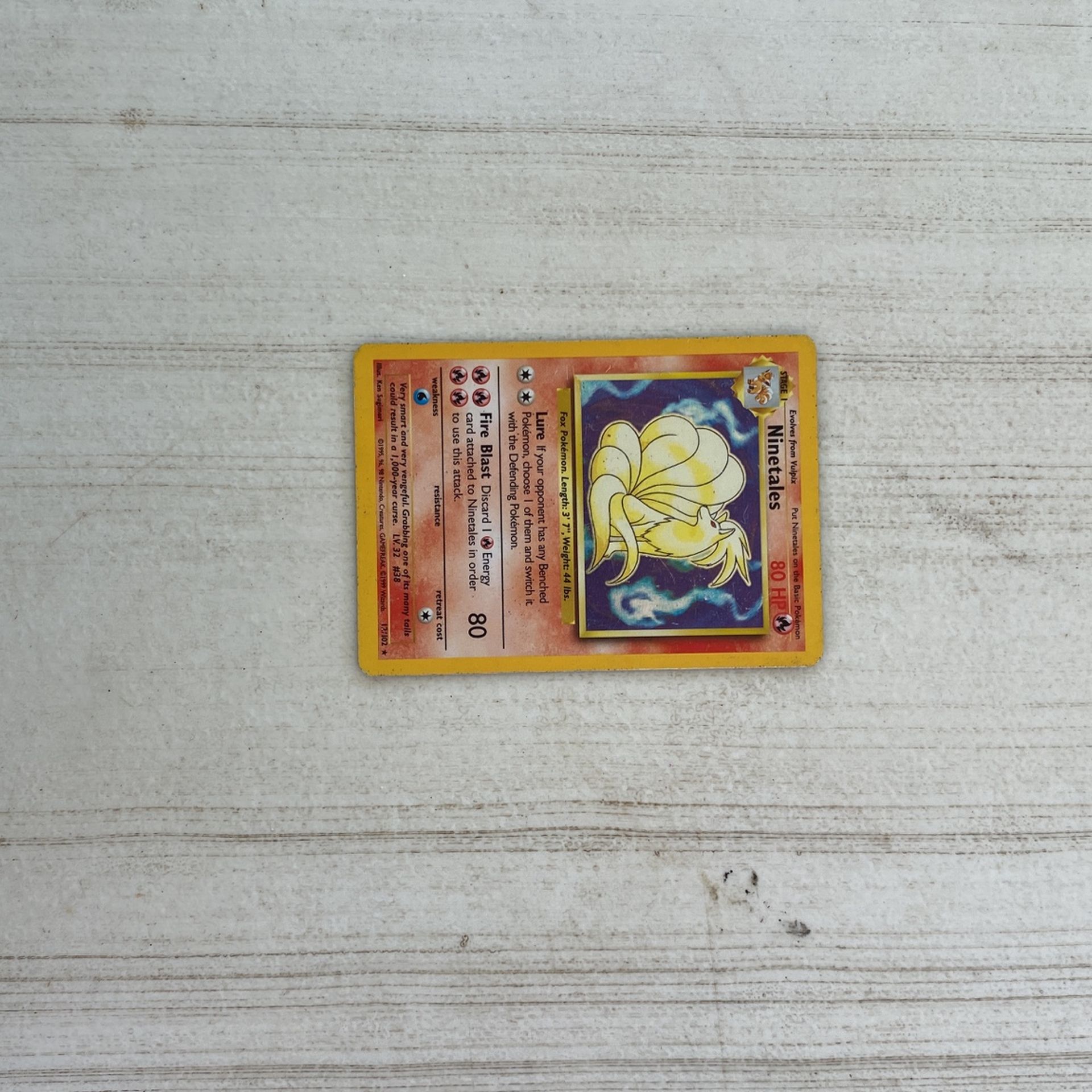 Nine tails 1999 Holo Rare