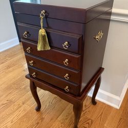 Traditional Vintage Silverware, Jewelry, Collector Chest