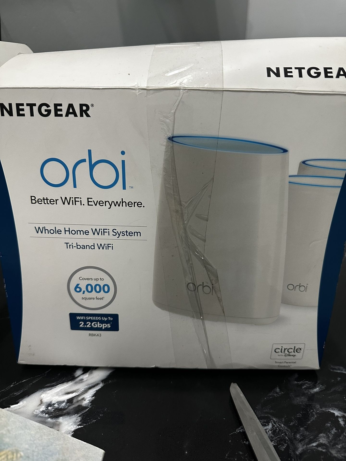 Orbi Tri-Band Whole Home Mesh WiFi System