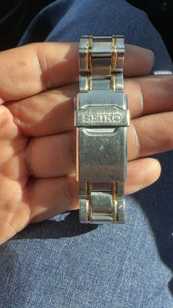 Seiko Two-Tone Watch Bracelet Band