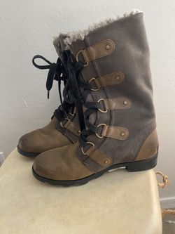 Size 8.5 Women's Emelie Lace-Up Waterproof Snow Boots