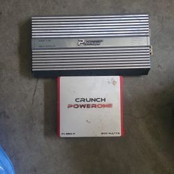 Performance  Teknique and Crunch Power one Amplifier 