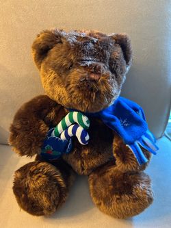 Christmas bear plushie