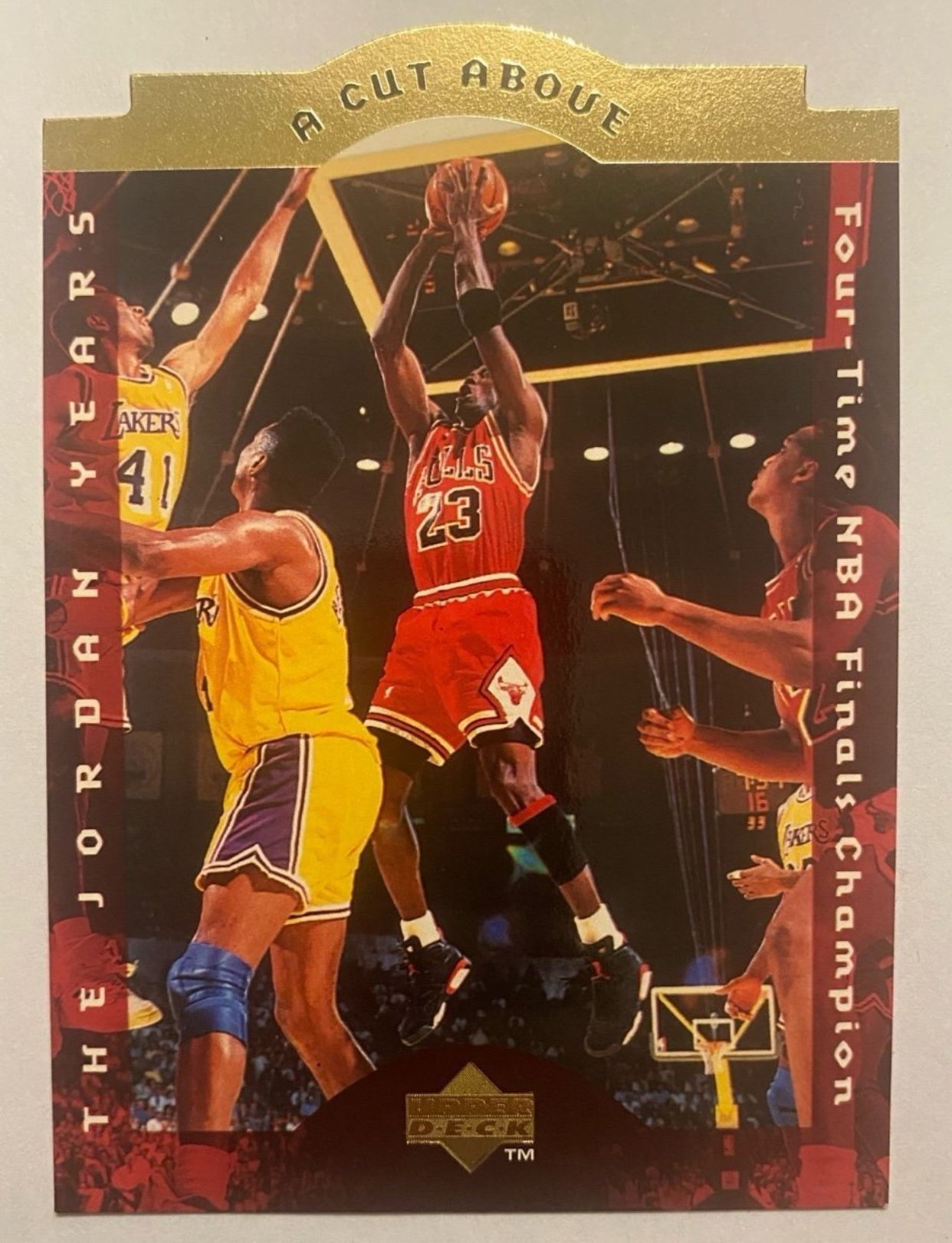 Michael Jordan Cut Above Basketball Card!