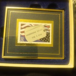 New Vintage Framed Hero Stamp Then And Now