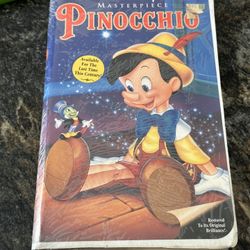 Pinocchio VHS sealed