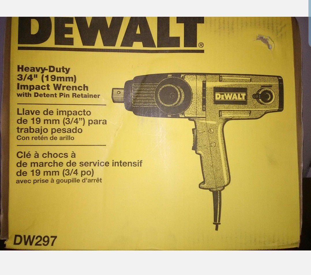 DEWALT DW297 3/4-Inch Impact Wrench
