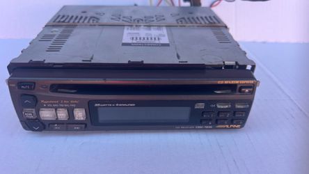 Vintage Alpine CDM-7836 Car Audio Stereo CD In Dash Unit Works Perfect