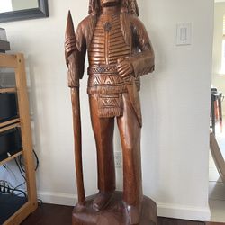 Wooden Indian Statue