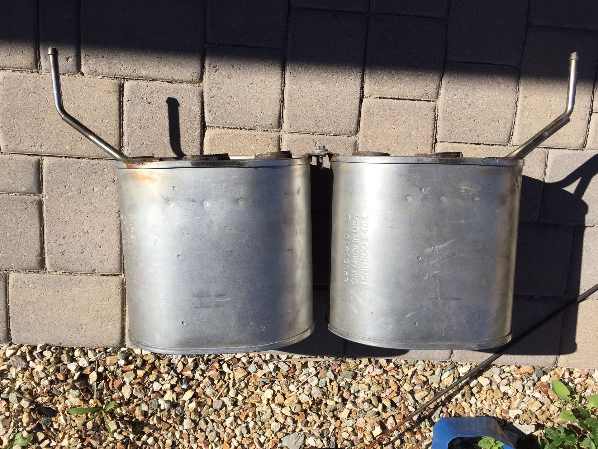 Two (pair) of GM OEM C7 Corvette Mufflers