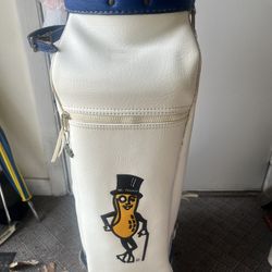 Vintage planters, Mr. peanut golf cart bag