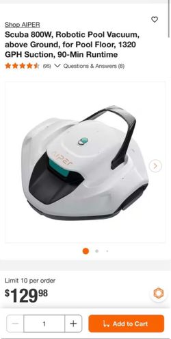 Pool Vacuum $80