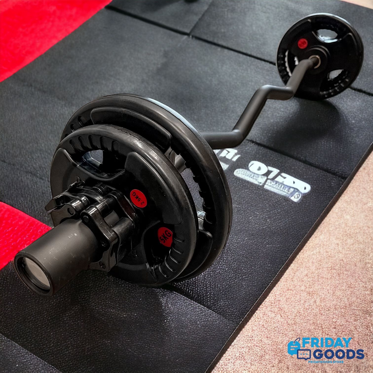 Brand New Olympic curl Easy Ez Bar Barbell + 33 Lb Weight Weights Plates Plate Set , Home Gym Equipment