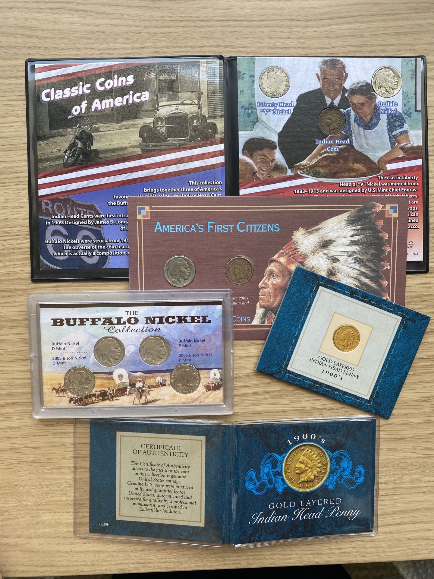 U.S. Vintage & Buffalo Nickel Coin Collection – 4-Set Collector’s Bundle 🪙
