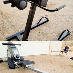 Rowing And Back Decompression Exercise Machines