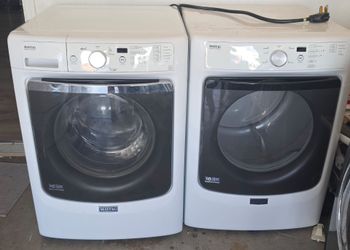 Set Maytag Maxima Steam Washer And Dryer Electric Steam