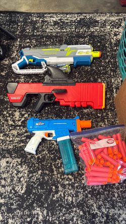 Nerf gun and water gun collection