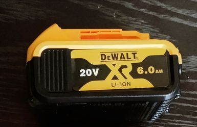 DeWalt 20 volt 6 amp rechargeable battery brand new $75