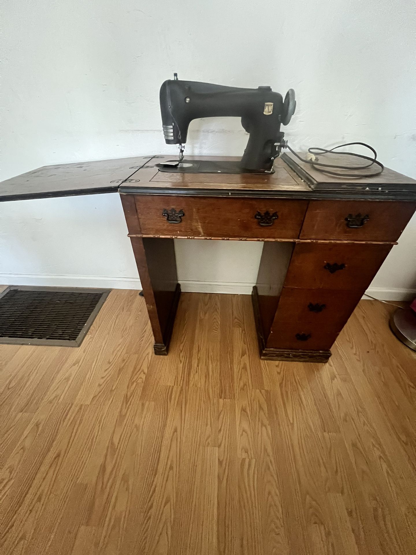 Antique Montgomery Ward sewing machine