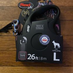 Flexi Retractable Leash, New Classic Large  110lb Max