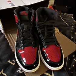 9 1/2 Jordan patent leather bred 1s