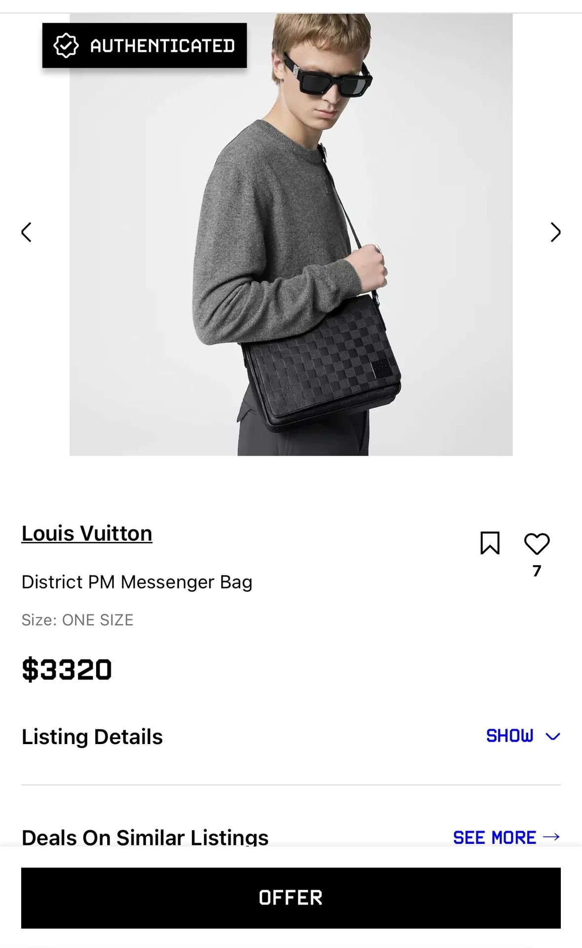 Louis Vuitton District PM Messenger Bag