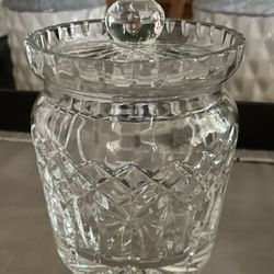 Waterford “lismore” Biscuit Barrel