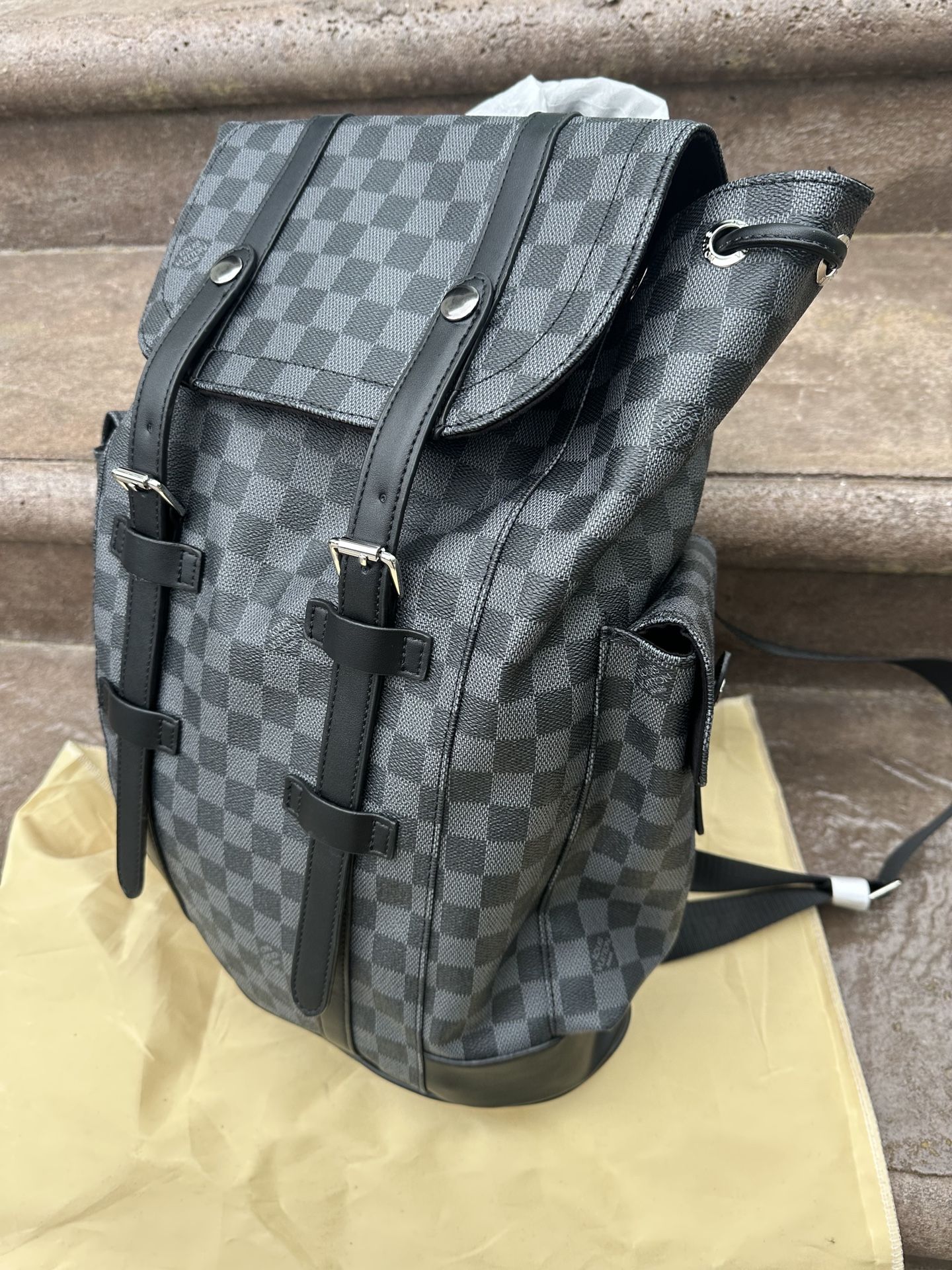 Louis Vuitton DAMIER GRAPHITE CHRISTOPHER BACKPACK