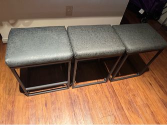 Black Bar stools (3)