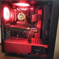BLACK & RED THEMED BUDGET GAMING COMPUTER