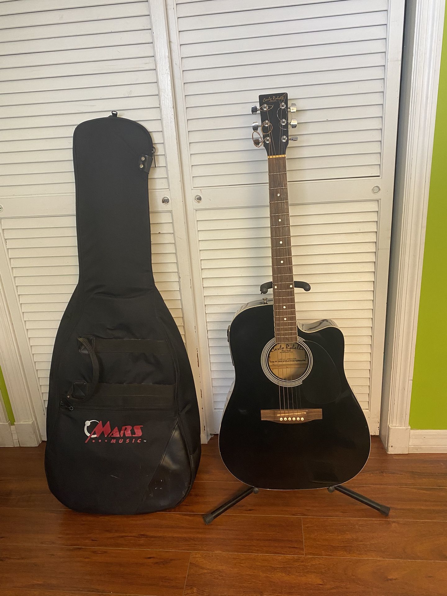 Carlo Robelli Arcustic Electric Guitar