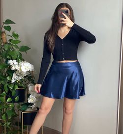 Satin skirt