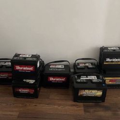 Car battery For Sale Message Me For Sizes 