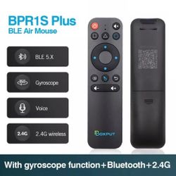 Brand BOXPUT Special Feature 2.4G RF Ergonomic Bluetooth Connection Voice Remote. BOXPUT BPR1S Plus Air Mouse Remote Control 2.4G RF Remote BT Voice R
