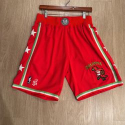 Size Large - Mitchell And Ness NBA Hardwood Classics Basketball Atlanta Hawks Mesh Shorts - New Era 47 Nike Sports