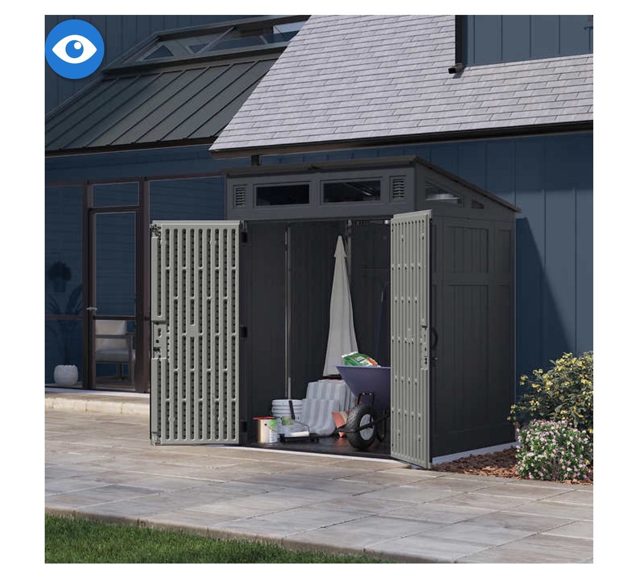 Suncast 6' x 5' Modern Shed